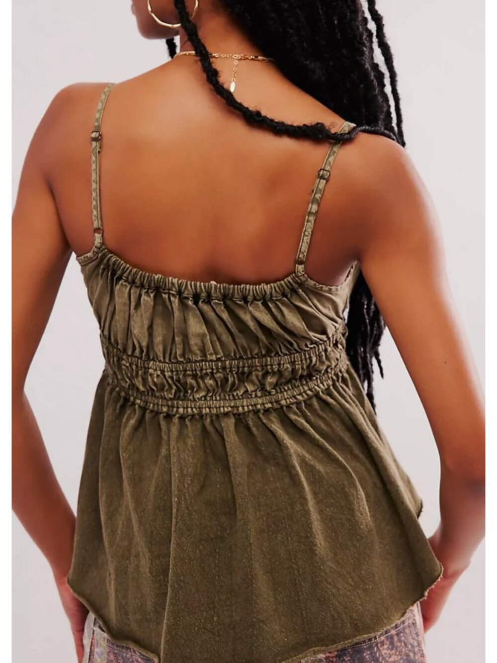 Free People We The Free Scarlett Tank - Sea Lion - Large - Picture 2 of 12